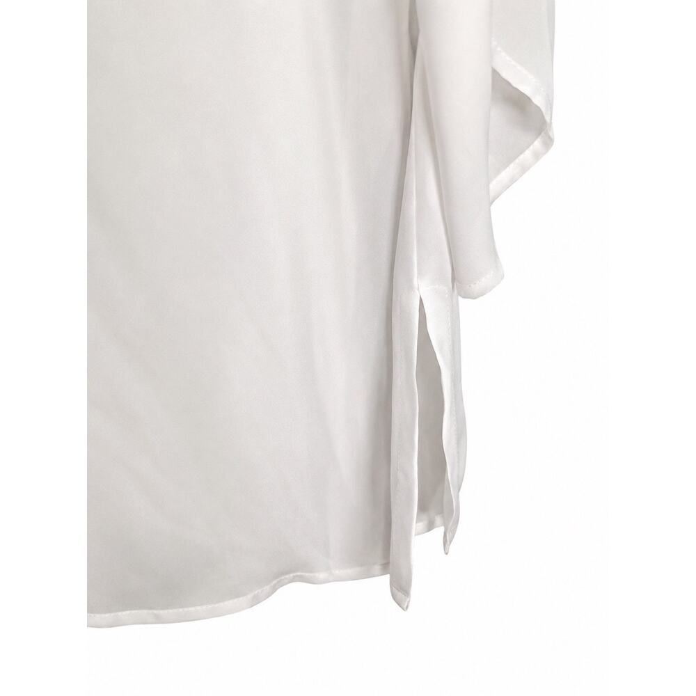 Ariat Callie Blouse Wns Medium Coconut Milk Embroidered Western Boho Cowgirl - Picture 7 of 13